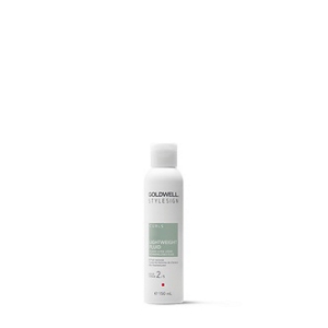 a package of goldwell stylesign lightweight fluid on a white background